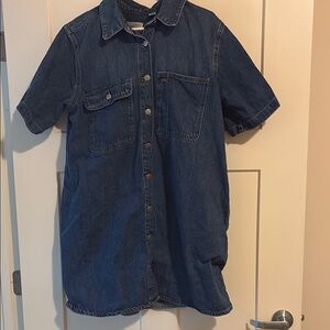 Women Denim Shirt Dress